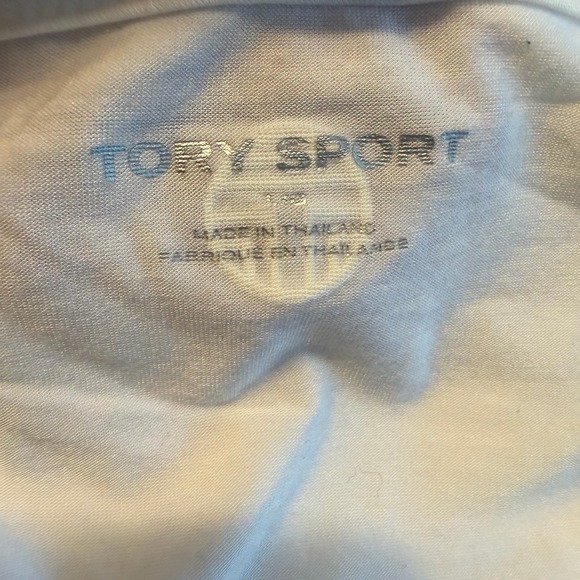 Tory Burch Sport T-Shirt Womens LG White Hi/Lo Modal Long Sleeve Stretch Layer - Picture 4 of 10